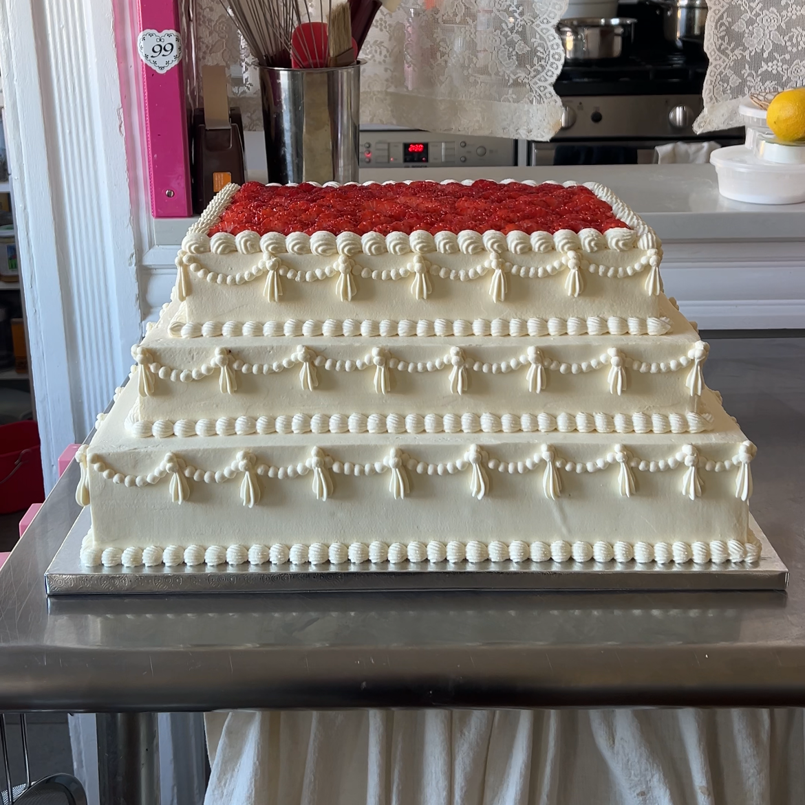 3-tier Half Sheet Cake