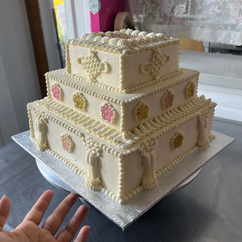 3-tier Square Cake